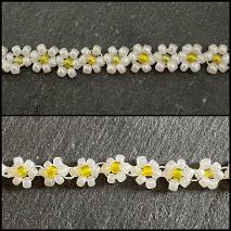 Daisy chains made with beads 