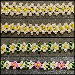 Beaded daisy chains 5 to 8